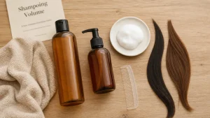 Meilleur shampoing pour épaissir les cheveux, volume sans alourdir les racines plates