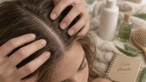 Massage doux du cuir chevelu, sans grattage cuir chevelu