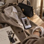 Tendance de mode Instagram : look viral portable, smartphone Instagram mode