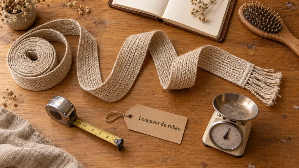 Kardoune ou acheter : ruban à mesurer coton beige, longueur et prix